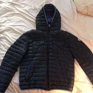 Navy blue Moncler down jacket